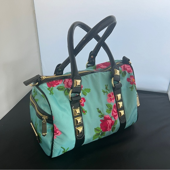 Betsey Johnson Handbags - Betsy Johnson Handbag - Blue, Black And Floral